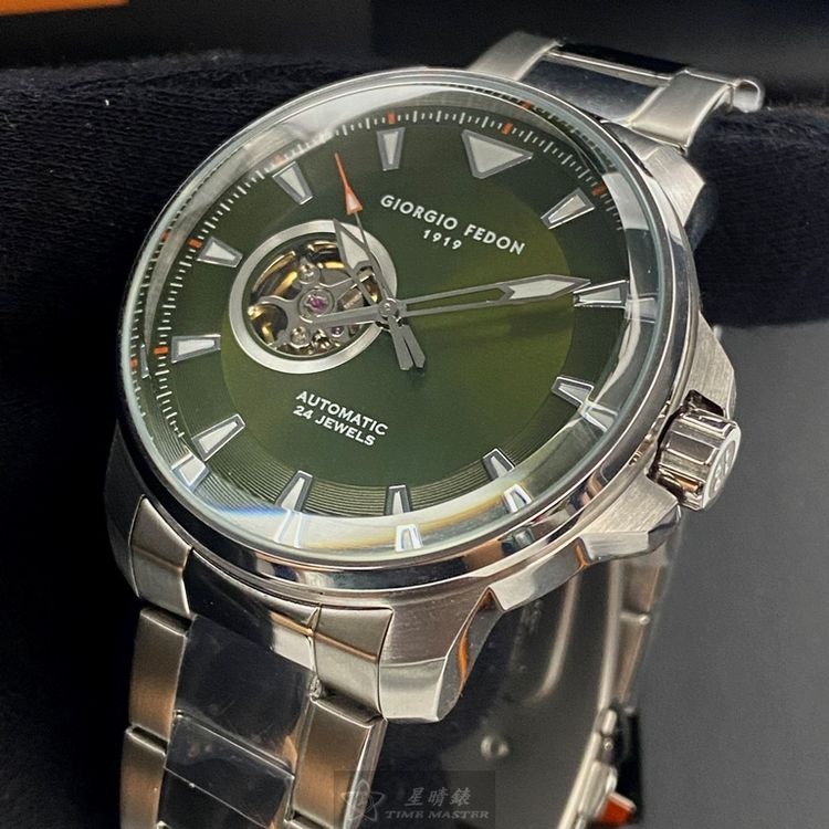 GiorgioFedon1919手錶,編號GF00120,46mm銀錶殼,銀色錶帶款◉20A004